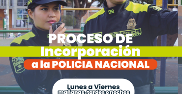 Curso de inglés para el proceso de incorporación a la policía Nacional de Colombia